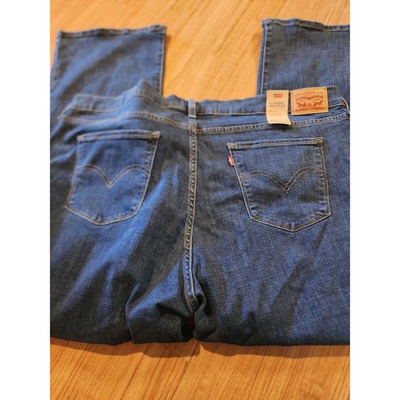 Levi's Classic Bootcut Jeans Pants Mid Rise Size 24W Womens Blue - Picture 5 of 5